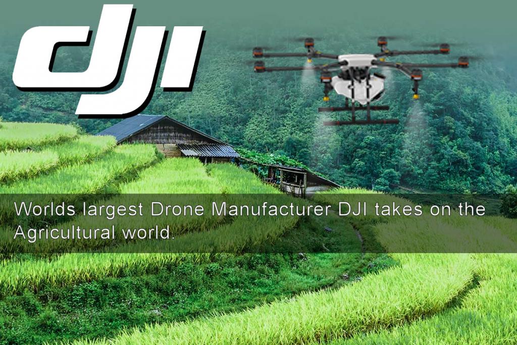 Worlds largest Drone Manufacturer DJI takes on the agricultural world.