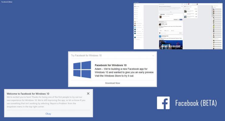 HANDS ON: Testing out the new Facebook Windows 10 Beta App.
