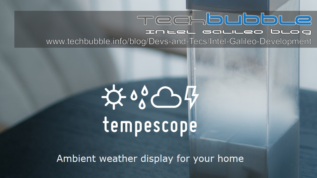 Tempescope the ambient physical display that visualizes the weather inside your living room